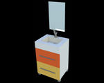 Mueble Lavabo 3D 01