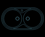 Fregadero Doble Circular 002